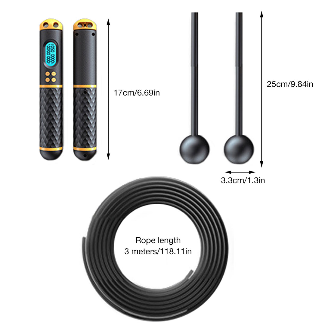 2-in-1 Cordless Jump Rope